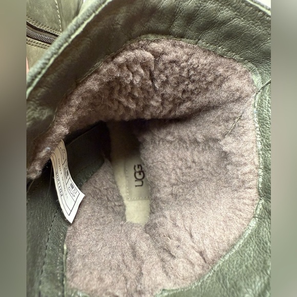 UGG Neils Boot in Green Suede with Buckle Detail - Picture 11 of 16
